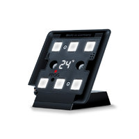 KNX Glas Touch Sensor Konsole 6 - fach mit Display